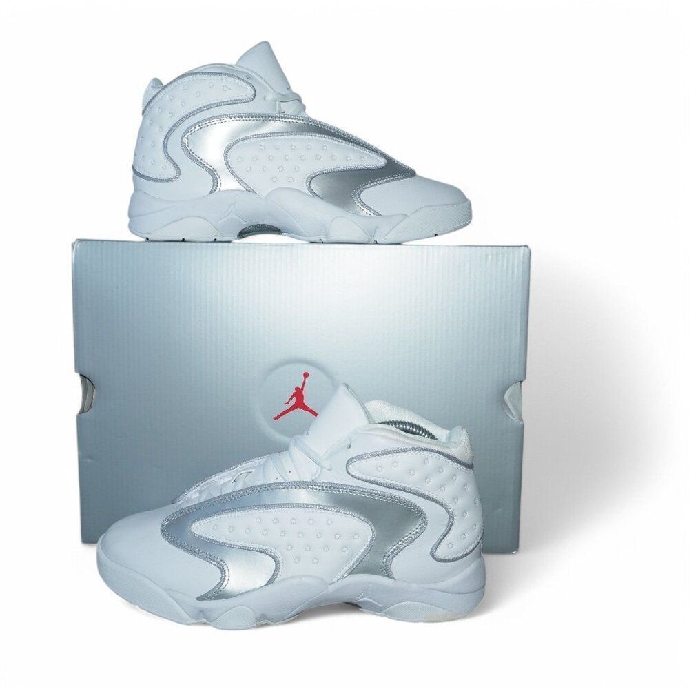 Air Jordan OG 'White Metallic Silver' Basketball Shoes CW0907-100‎ Women's 9